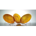 SAHARA PLATE SET by Eryk TRZEWIK DROST - "Ząbkowice" Household Glassworks, Dąbrowa Górnicza