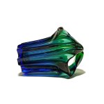 JAŚ VASE K Jan Sylwester DROST (?) - "Ząbkowice" Household Glassworks, Dąbrowa Górnicza - Ząbkowice