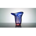 ROTTERDAM VASE, low form, by BOGDAN KUPCZYK – "Ząbkowice" Household Glassworks, Dąbrowa Górnicza