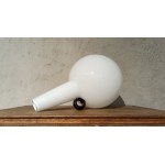 VASE WITH A BLACK HANDLE - "TARNOWIEC" Glassworks