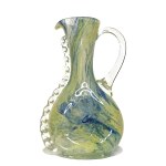 JUG WITH A HANDLE by Józef GÓRSKI - "Tarnów" Household Glassworks
