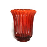 TRUMPET VASE (variation) Jan Sylwester DROST - "Ząbkowice" Household Glassworks in Dąbrowa Górnicza