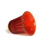 TRUMPET VASE (variation) Jan Sylwester DROST - "Ząbkowice" Household Glassworks in Dąbrowa Górnicza