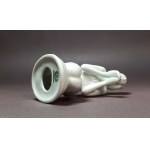 KNELTING WOMAN WITH A BOWL - "BOGUCICE" Porcelain Factory, Katowice
