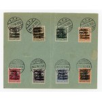 Pultusk stamps of local issue cancelled on envelope, 1918. no guarantee (153)