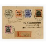 Local registered letter from Poznań, 1919. (165)