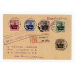 Registered letter from Warsaw to Germany 1916. (166)