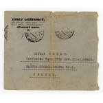 Letter with envelope addressed to 2nd Army Command, Communications Headquarters 1921 (169)
