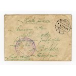Letter sent from the 6th Infantry Regiment from Zambrow to Bielsk, 1917. formation stamp (172)
