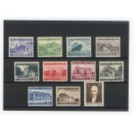 Circulating issue - various views and Polish President Ignacy Moscicki, 1935. Unchecked stamp series (229)