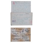 Camp correspondence 1940, set of 2 pcs. (245)