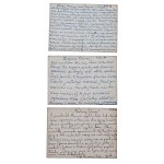 Correspondence of a forced laborer from the camp in Opole, 1940. set of 3. (246)