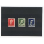 Chiefs 1944, series of stamps including a rarer variety of stamp for 25 gr. Guarantee (337)