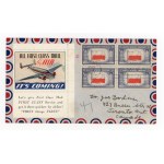 Envelope addressed from Chicago to Toronto, 1943. stamps with Polish symbolism (366)