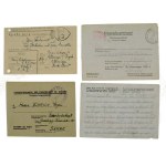 Correspondence of prisoners of war from World War II. Set of 54 pieces. (411)