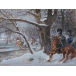 WOJCIECH KOSSAK, 1856 - 1942, ATTRIBUTED