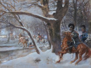 WOJCIECH KOSSAK, 1856 - 1942, ATTRIBUTED