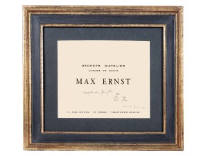 MAX ERNST *, 1891 - 1976