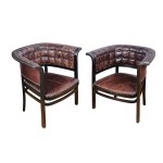 ARMCHAIRS, PROBABLY DESIGNED BY MARCEL KAMMERER BASED ON THE BUENOS AIRES SEATING FURNITURE DESIGN