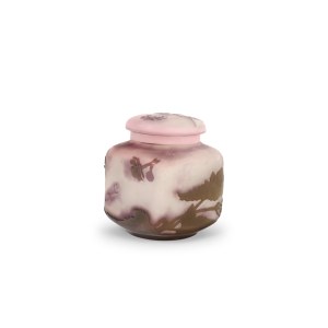 LIDDED JAR BY ÉMILE GALLÉ, 1846 - 1904