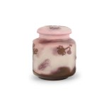 LIDDED JAR BY ÉMILE GALLÉ, 1846 - 1904