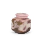 LIDDED JAR BY ÉMILE GALLÉ, 1846 - 1904