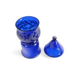 TOWER-SHAPED LIDDED GOBLET, DESIGNED BY DAGOBERT PECHE