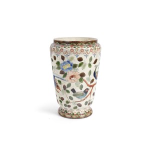 PORCELAIN VASE, FISCHER, BUDAPEST