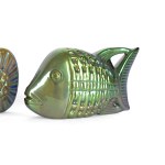 ZSOLNAY, PÉCS, TWO FISH