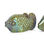 ZSOLNAY, PÉCS, TWO FISH