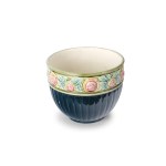CERAMIC FLOWER POT, BOHEMIA, CIRCA 1900
