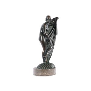 VENERE SU UNA CONCHIGLIA, BRONZO FUSO