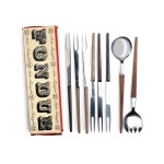 AUBÖCK FONDUE SET, CONSISTING OF 8 PIECES