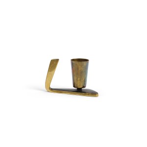 CANDELABRO A MANO HAGENAUER, OTTONE