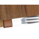 AUBÖCK DINING SET, CUTTING BOARD WITH KNIFE AND FORK
