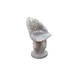 SET DA GIARDINO IN PIETRA DI TRAVERTINO, NON FUSO, COMPOSTO DA: