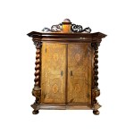 BAROQUE HALL CABINET, SOUTHERN GERMANY/BOHEMIA