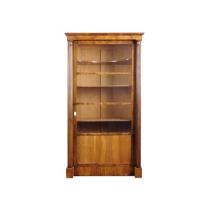 ELEGANTE VETRINA BIEDERMEIER, CON DESIGN ARCHITETTONICO
