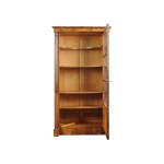 ELEGANTE VETRINA BIEDERMEIER, CON DESIGN ARCHITETTONICO