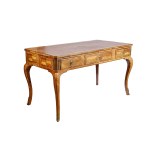 FLAT 3-DRAWER BUREAU, PROBABLY FRENCH