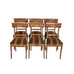SIX BIEDERMEIER ARMCHAIRS, HOLLAND, CIRCA 1830