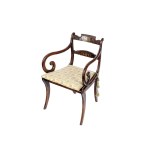 ARMCHAIRS, ENGLAND, 19TH CENTURY