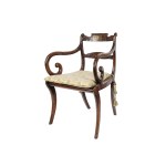 ARMCHAIRS, ENGLAND, 19TH CENTURY