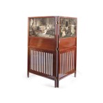 2-PANEL SCREEN, CIRCA 1900/10