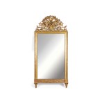 LARGE WALL MIRROR, 18TH CENTURY