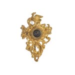 MINIATURE CARTELL CLOCK, WITH SPINDLE MOVEMENT