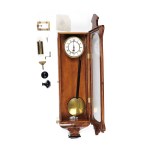 SMALL PENDULUM CLOCK, LATE BIEDERMEIER