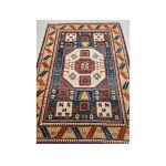 ANTIQUE KARATCHOPH, FULL-PILE COLLECTOR’S RUG FROM THE CAUCASUS WITH LUSTROUS WOOL AND BEAUTIFUL COLORATION