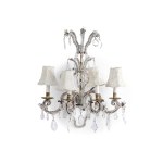 WALL SCONCE, MURANO GLASS WITH ORIGINAL SHADES