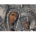 ICON WITH SILVER CLADDING, RUSSIA